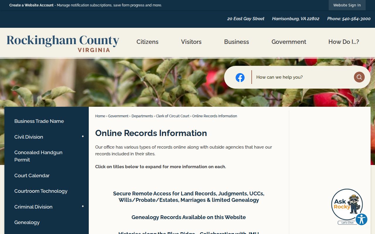 Rockingham County warrant records access limits for remote criminal images